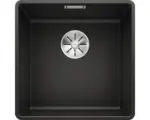Hornbach Flächenbündige Spüle Blanco Subline 400-F 427x427 mm schwarz