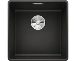 Flächenbündige Spüle Blanco Subline 400-F 427x427 mm schwarz