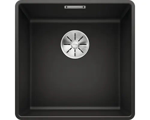 Flächenbündige Spüle Blanco Subline 400-F 427x427 mm schwarz