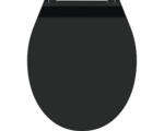 Hornbach WC-Sitz Schütte Slim schwarz mit Absenkautomatik