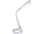 Hornbach LED Tischlampe Mitti 8W 750 lm 6300 K kaltweiß-warmweiß 183x343x640 mm silber