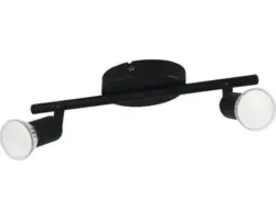 LED Spot Buzz GU10 3W 240 lm 3000 K warmweiß 285x65x70 mm nickel-matt