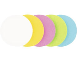 Moderationskarten Kreis 9,5 cm 5 Farben 500 Stück