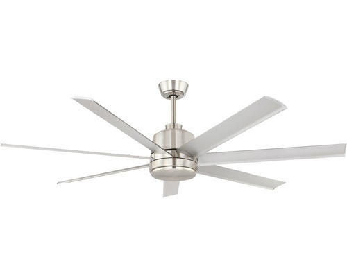 Deckenventilator Azar Ø 152 cm 7 Flügel mit Fernbedienung silber