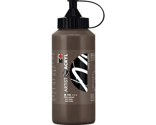 Marabu Artist Acryl, umbra gebrannt 948, 500ml