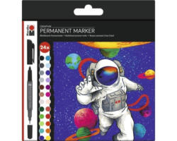 Marabu Permanent Marker Graphix 24er-Sortierung HERO OF GALAXY