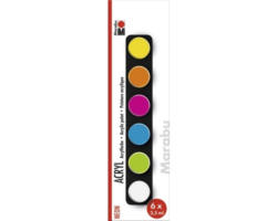 Marabu Acrylfarben Set NEON, 6 x 3.5ml