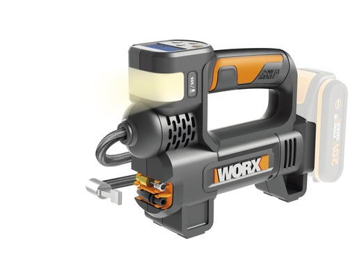 Akku-Kompressor & Flutlicht Worx 20V WX092.9 ohne Akku und Ladegerät