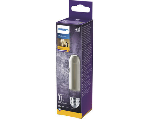 LED Lampe Philips E27/2,3W(15W) 100 lm 2700 K Röhrenform Warmweiß