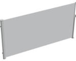 Hornbach Seitenmarkise 1,8x3 Stoff Uni hellgrau Gestell RAL 9006 weißaluminium mit abnehmbarem Pfosten