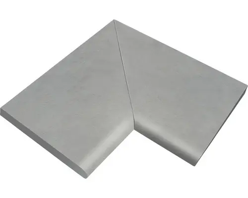 Poolumrandung Beckenrandstein Margo Element 90° Ecke Perlgrau 49,5/49,5 x 31 x 3,2 cm