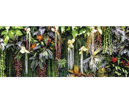 Glasbild Vertical Garden 50x125 cm