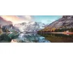 Hornbach Glasbild Nordic Mountain Setting 30x80 cm