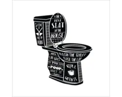 Glasbild Spül Baby 50x50 cm