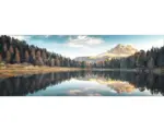 Hornbach Glasbild Bergsee III 30x80 cm