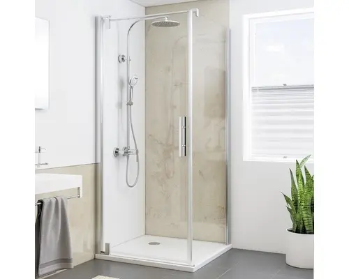 Duschrückwand Breuer Decodesign 1500x2550x3 mm Dekor Sandstein beige hochglanz