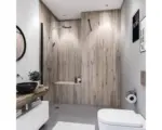 Hornbach Duschrückwand Breuer Decodesign 1000x2100x3 mm Dekor Eiche Landhaus