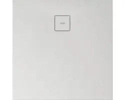 Extraflache Duschwanne Breuer Modern Line Steinoptik weiß 100x100x4 cm