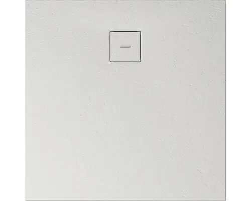 Extraflache Duschwanne Breuer Modern Line Steinoptik weiß 100x100x4 cm