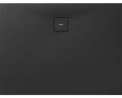 Extraflache Reckteck-Duschwanne Breuer Modern Line Steinoptik anthrazit 120x70x4 cm