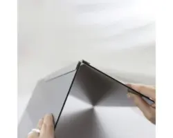 Innen-Eckeverbinder Breuer Decodesign 2100 mm chrom für 3 mm Rückwände