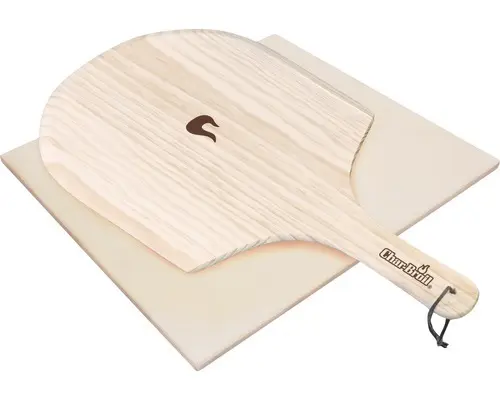 Char-Broil Set mit rechteckigem Pizzastein