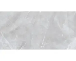 Feinsteinzeug Bodenfliese Armani 80,0x160,0 cm grau glänzend rektifiziert