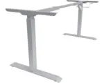 Hornbach Tischgestell E-MORE 2-stufig elektrisch höhenverstellbar 695-1175 mm silber 1 Motor