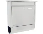 Hornbach Wandbriefkasten Rottner Lettero Inox 370x400x110 mm edelstahl