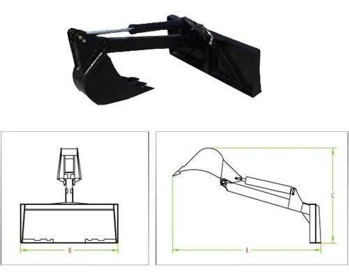 Anbaubagger für Muldenkipper PowerPac ML350