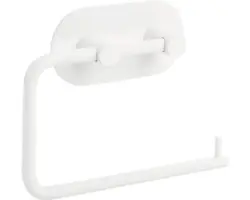 Toilettenpapierhalter Form & Style rund ohne Deckel weiß matt