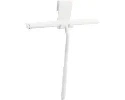 Duschabzieher Reika mit Halterung matt weiß