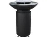 Hornbach Westmann Feuerstelle mit Grillfunktion Edelstahl schwarz