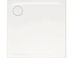 Extraflache Duschwanne Kaldewei Superplan Plus 100x100x2,5 cm weiß matt mit Antirutschbeschichtung