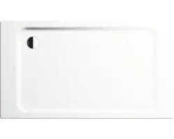 Extraflache Rechteck-Duschwanne Kaldewei Superplan XXL 75x140x4 cm weiß matt mit Antirutschbeschichtung