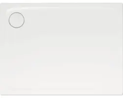 Extraflache Rechteck-Duschwanne Kaldewei Superplan Plus 80x120x2,5 cm weiß matt mit Antirutschbeschichtung