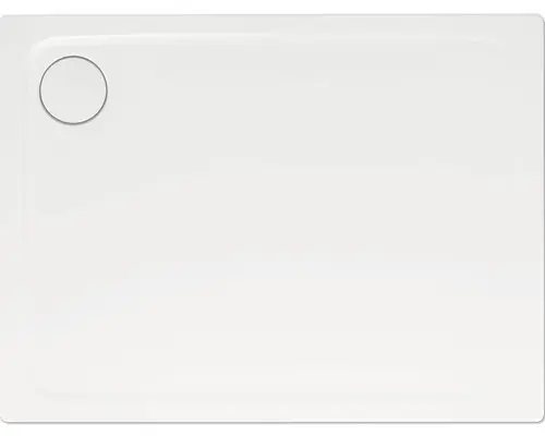 Extraflache Rechteck-Duschwanne Kaldewei Superplan Plus 90x110x2,5 cm weiß matt mit Antirutschbeschichtung
