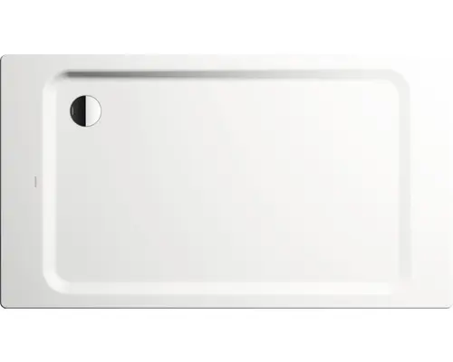 Extraflache Rechteck-Duschwanne Kaldewei Superplan 140x80x4 cm weiß matt