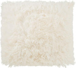 Zierkissen Fluffy in Weiss ca. 45x45cm