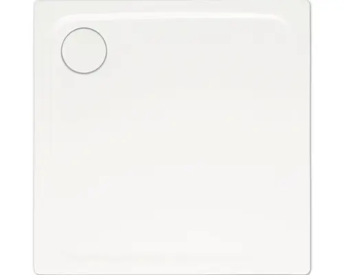 Extraflache Duschwanne Kaldewei Superplan Plus 90x90x2,5 cm weiß matt mit Antirutschbeschichtung