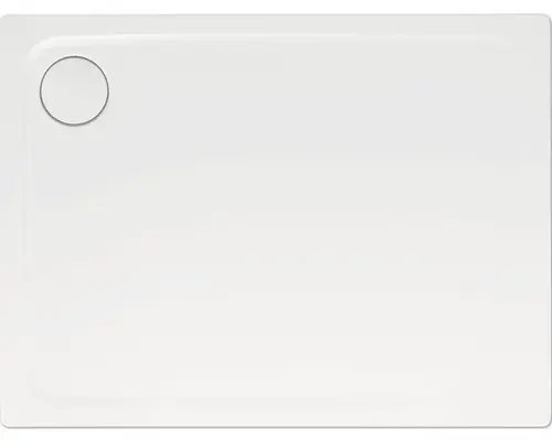Extraflache Rechteck-Duschwanne Kaldewei Superplan Plus 80x100x2,5 cm weiß matt mit Antirutschbeschichtung