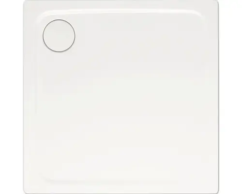 Extraflache Duschwanne Kaldewei Superplan Plus 80x80x2,5 cm weiß matt mit Antirutschbeschichtung
