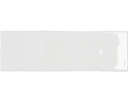 Steingut Wandfliese Nolita 6,5x20,0 cm weiß glänzend