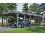 Hornbach Einzelcarport SKAN HOLZ Friesland inkl. EPDM-Dachfolie und H-Pfostenanker 314 x 860 cm grau