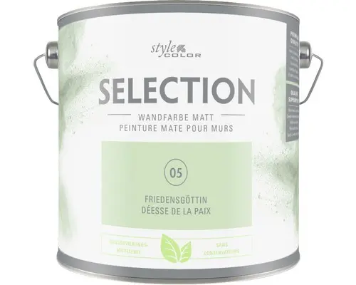 Premium Wandfarbe Style Color SELECTION 05 konservierungsmittelfrei Friedensgöttin 2,5 L