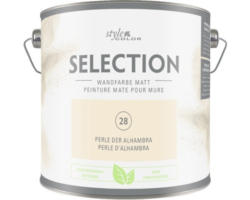 Premium Wandfarbe Style Color SELECTION 28 konservierungsmittelfrei Perle der Alhambra 2,5 L