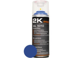 Sprühlack 2K PRO glanz RAL 5010 enzianblau 400 ml