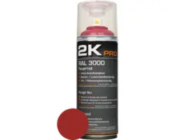 Sprühlack 2K PRO glanz RAL 3000 feuerrot 400 ml