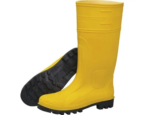 PVC Sicherheitsstiefel Größe 45 gelb