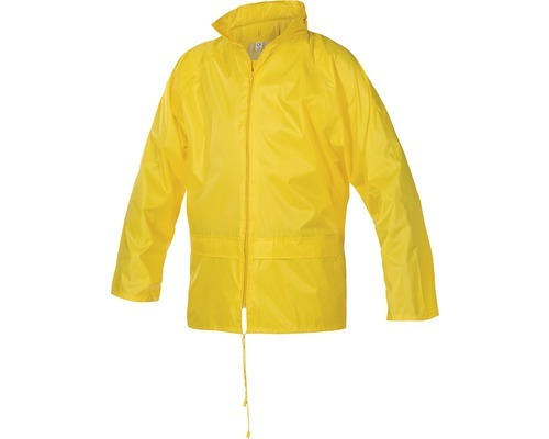 Regenjacke Größe L gelb